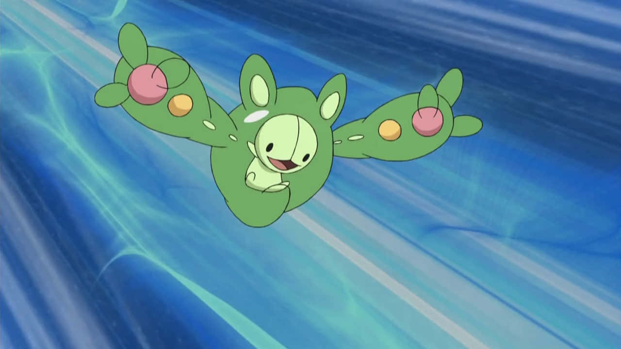 Reuniclus Anime Attacking Wallpaper