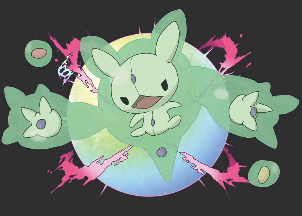 Reuniclus Space Planet Wallpaper