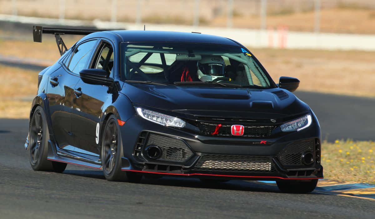 Rev Up Your Drive With The Honda Civic Type R Wallpaper