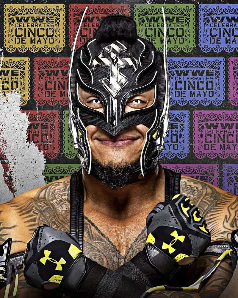 Rey Mysterio Cincode Mayo Celebration Wallpaper