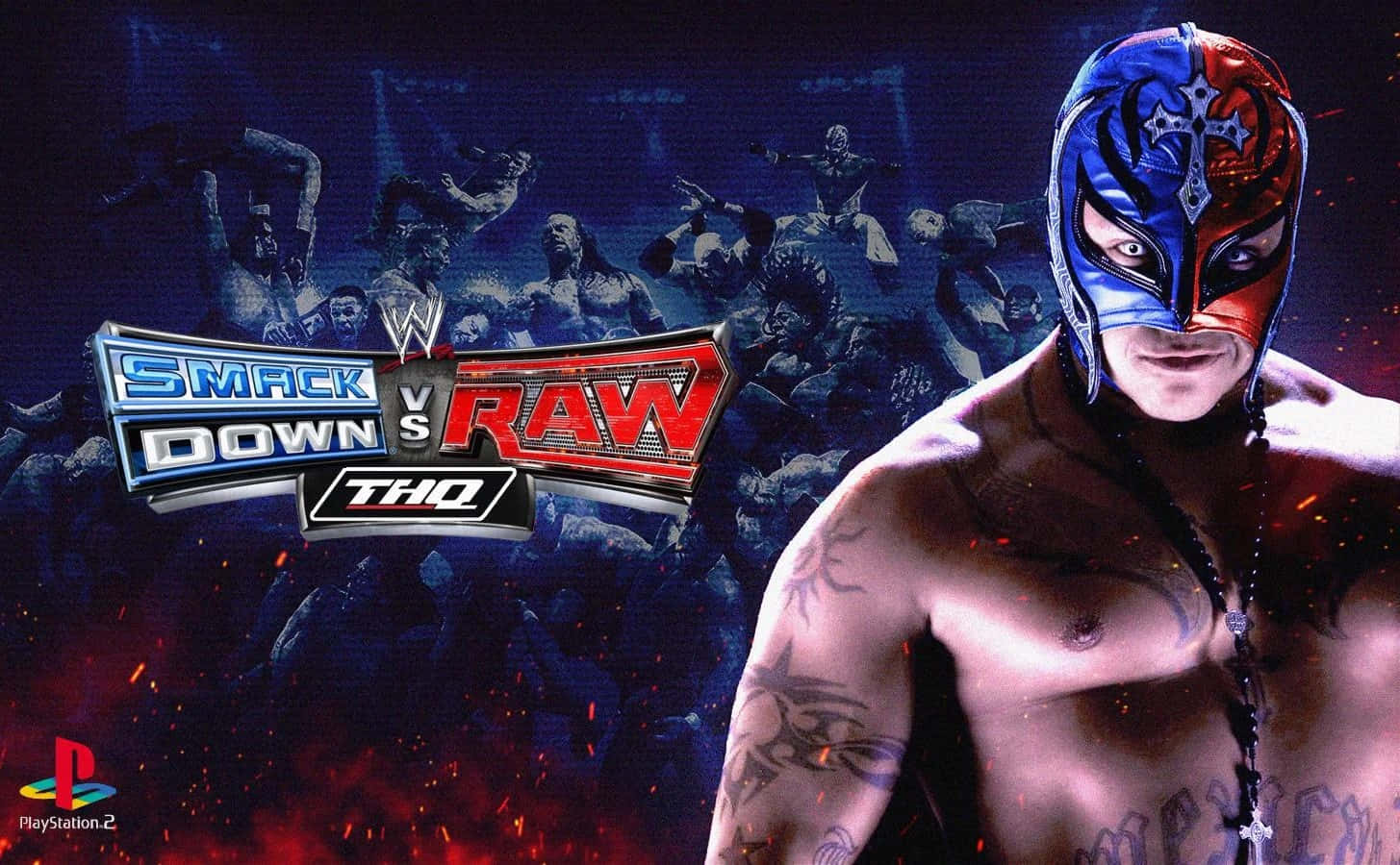 Rey_ Mysterio_ Smack Down_vs_ Raw_ Promotional_ Art Wallpaper