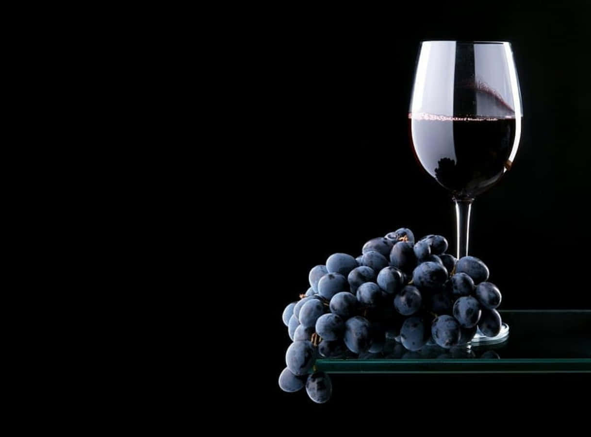 Rich, Silky Smooth Black Wine. Wallpaper