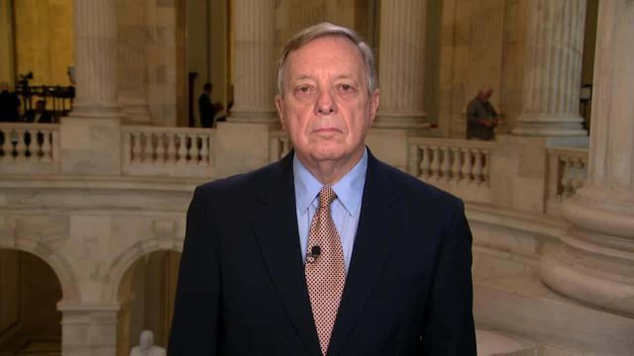 Richard Durbin With Neutral Facial Expression Wallpaper