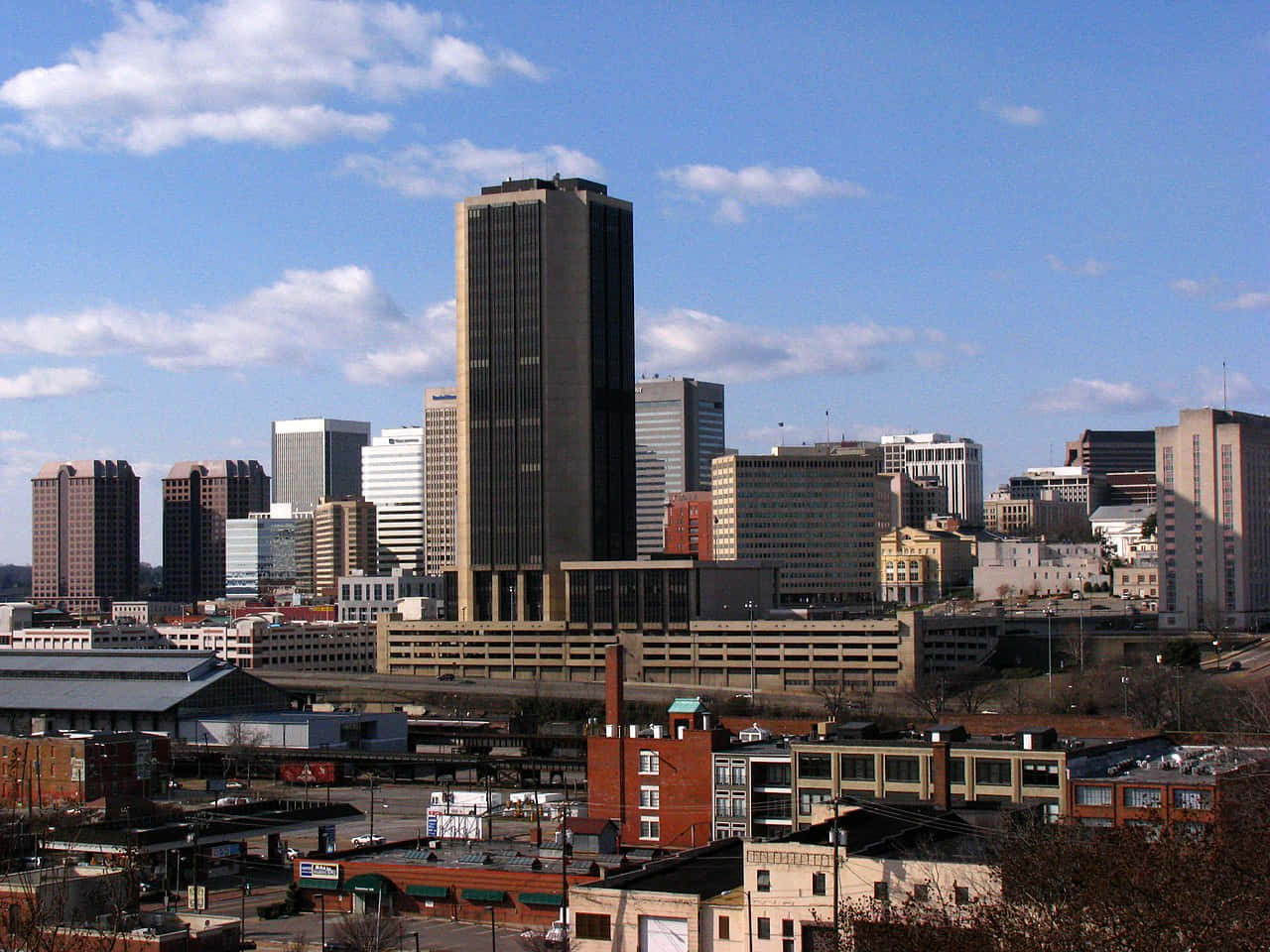 Richmond Skyline Virginia Daytime Wallpaper