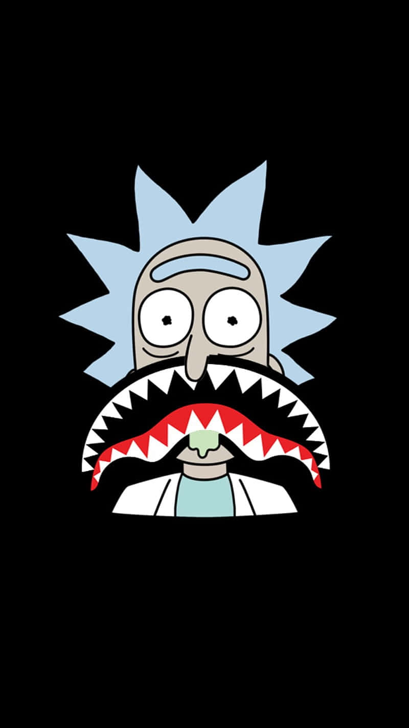 Rick Bape Shark Mashup Wallpaper