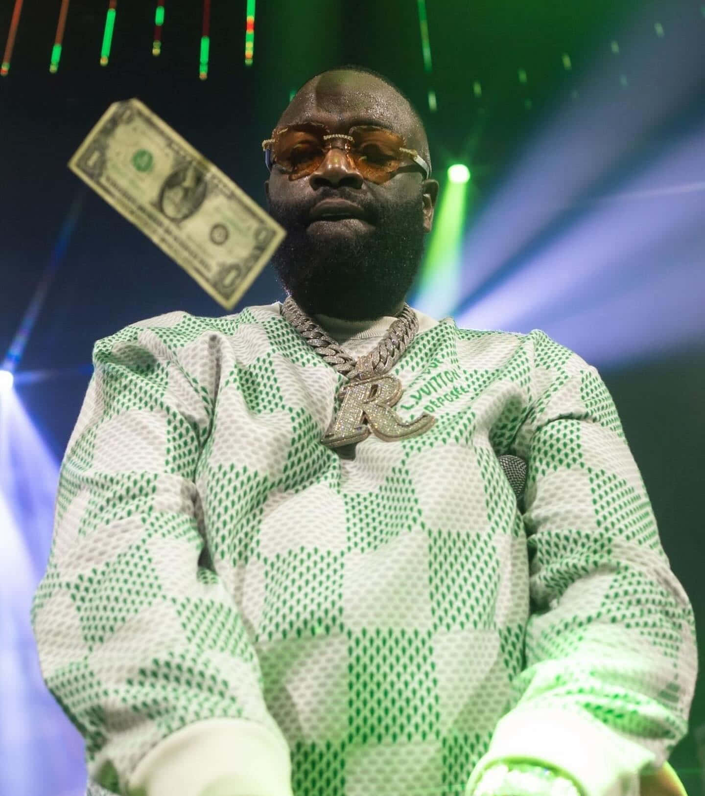 Rick Ross Concert Money Moment Wallpaper