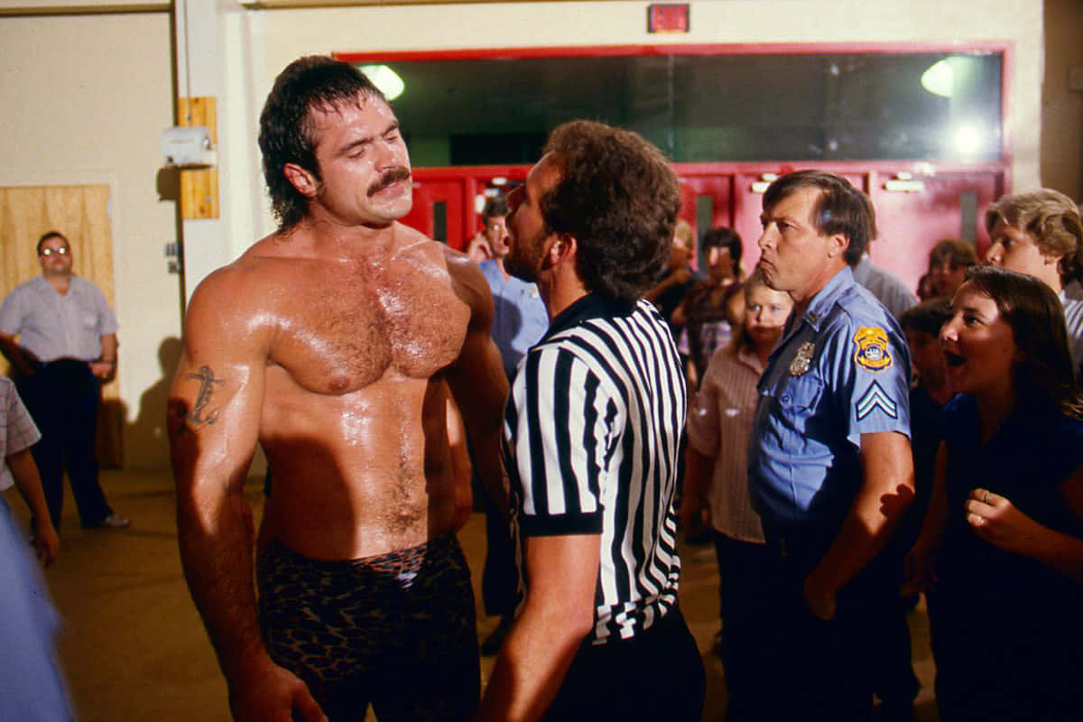 Rick Rude Referee Fight Photo Wallpaper