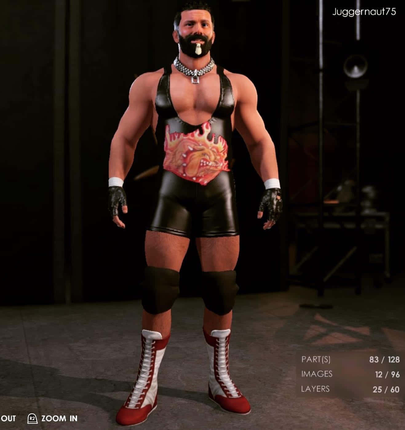 Rick Steiner Character In Wwe 2k22 Wallpaper