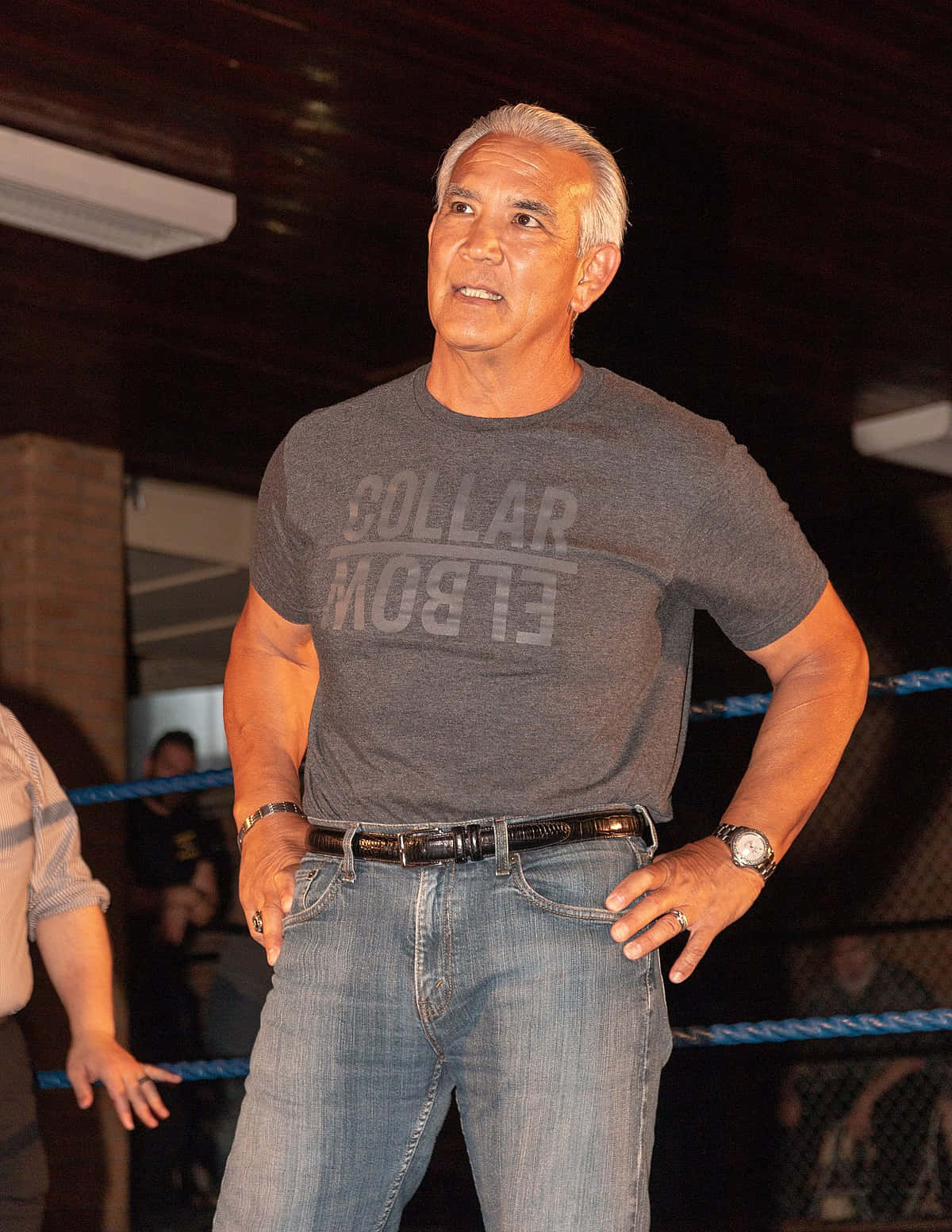 Ricky Steamboat 2018 Greektown Wrestling Show Wallpaper