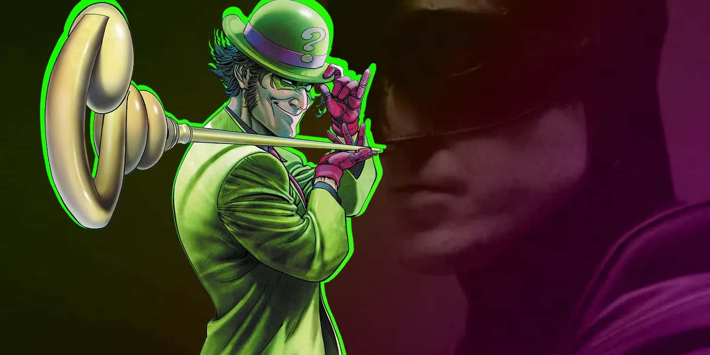 Riddler Character Artwork Wallpaper