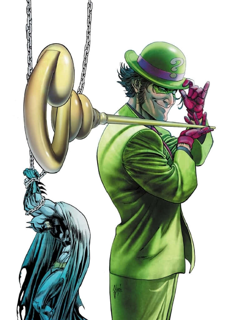 Riddler Comic Artwork Wallpaper