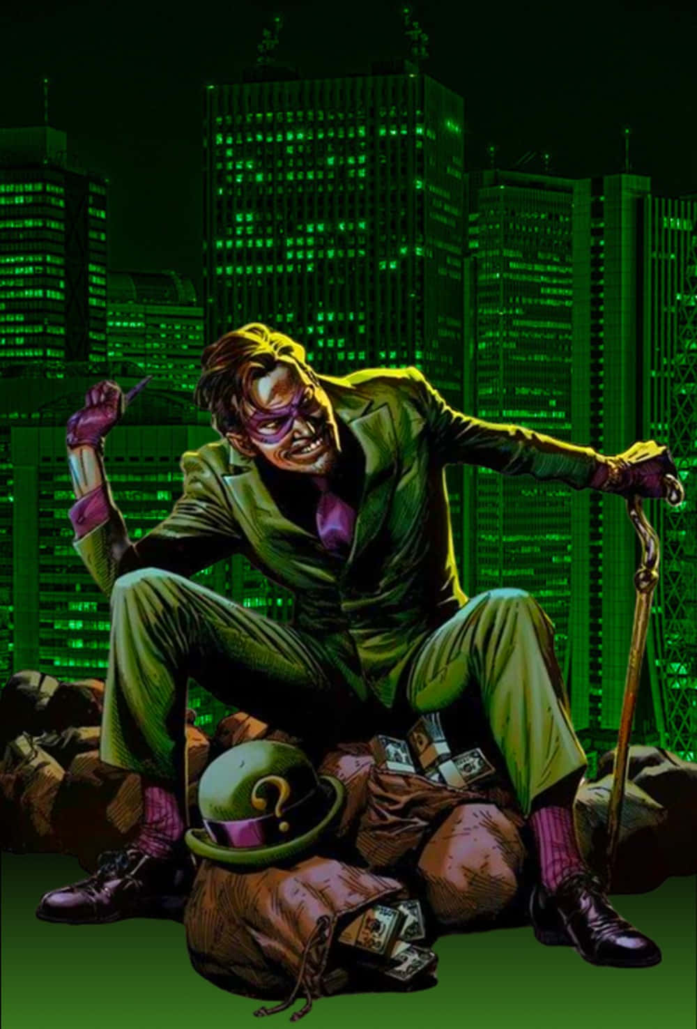 Riddler Victoriousin City Wallpaper