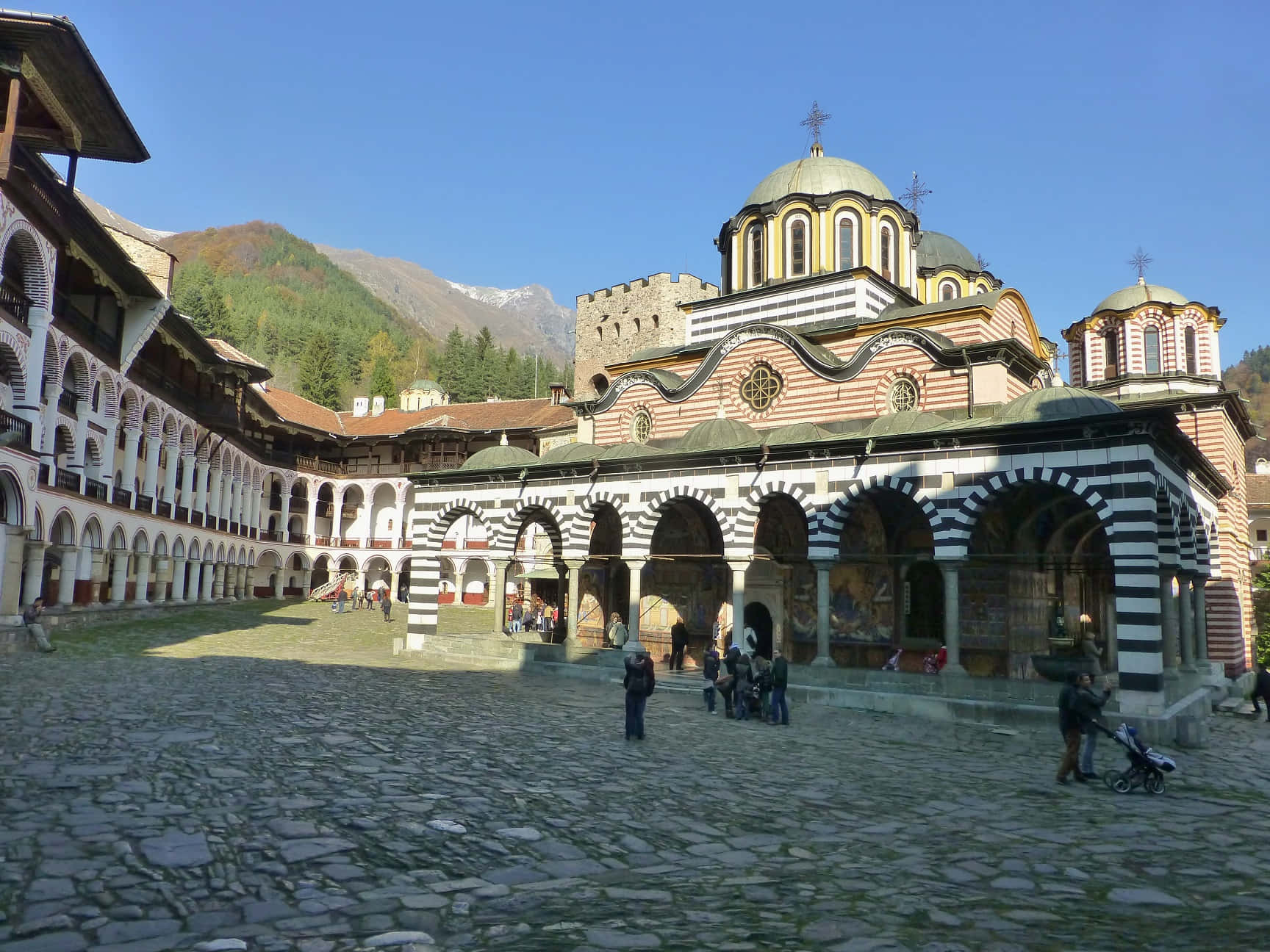 Rila Monastery Architecture Wallpaper