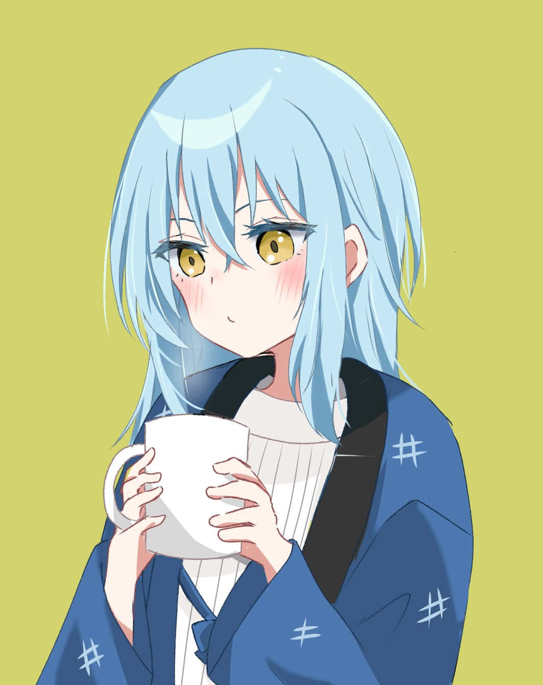 Rimuru Pfp With Mug Wallpaper