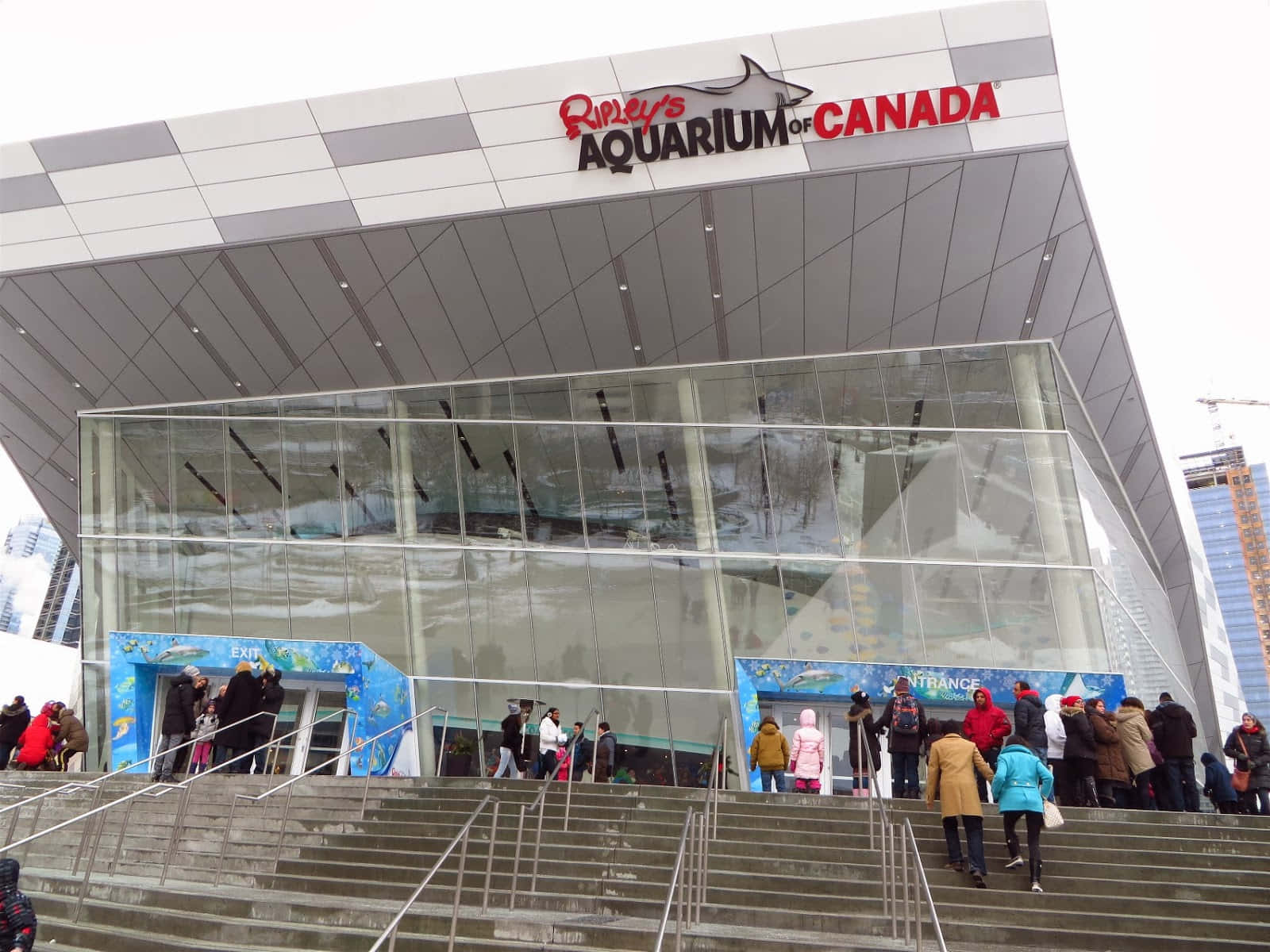 Ripleys Aquariumof Canada Exterior Wallpaper