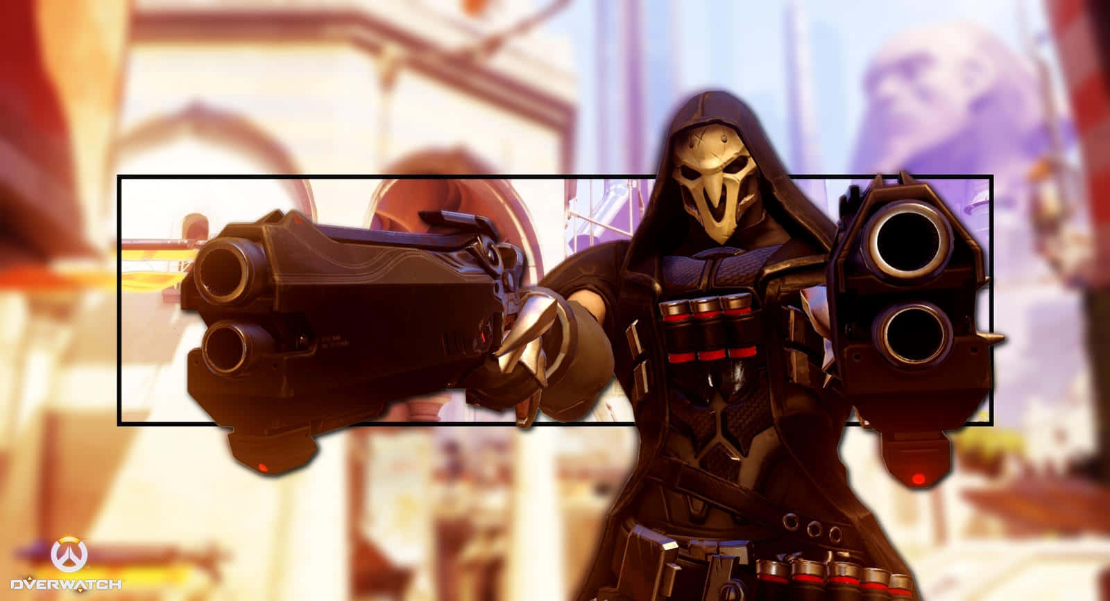 Rise And Conquer With Overwatch Reaper Wallpaper