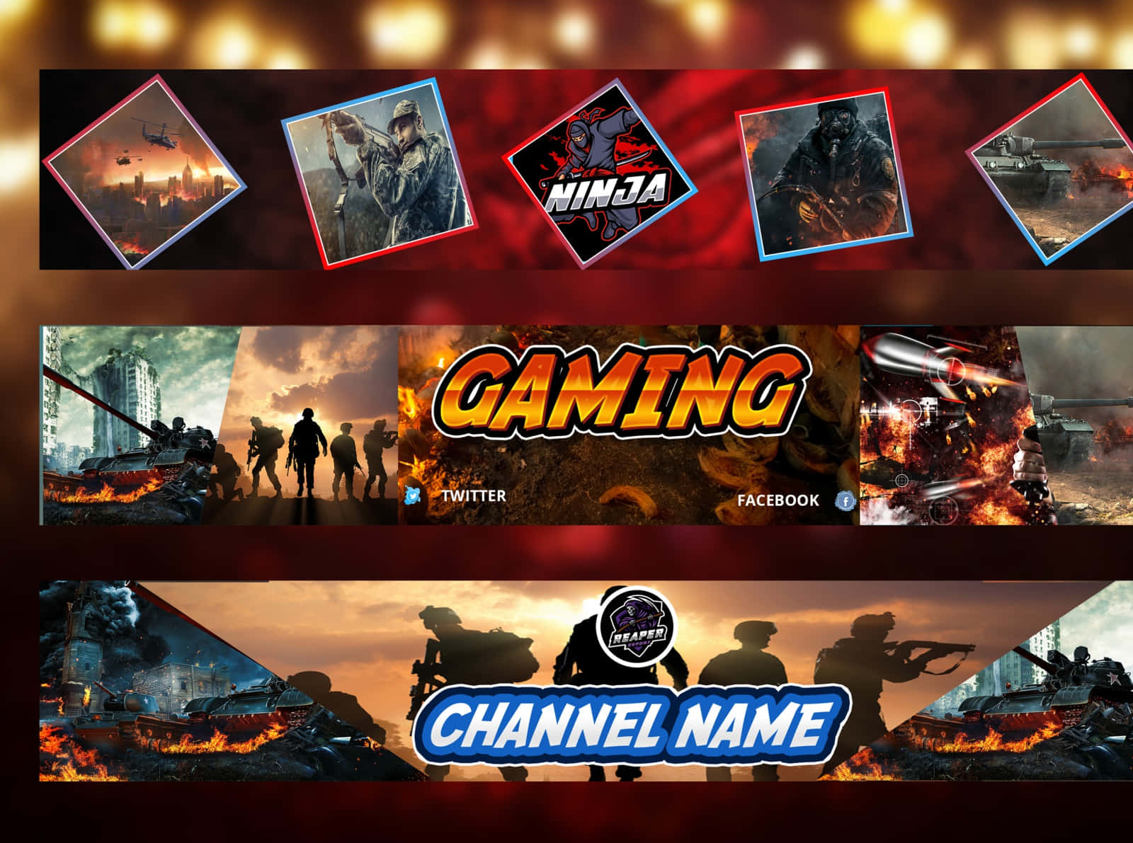 Rise To The Top With An Epic Youtube Banner Gaming Wallpaper