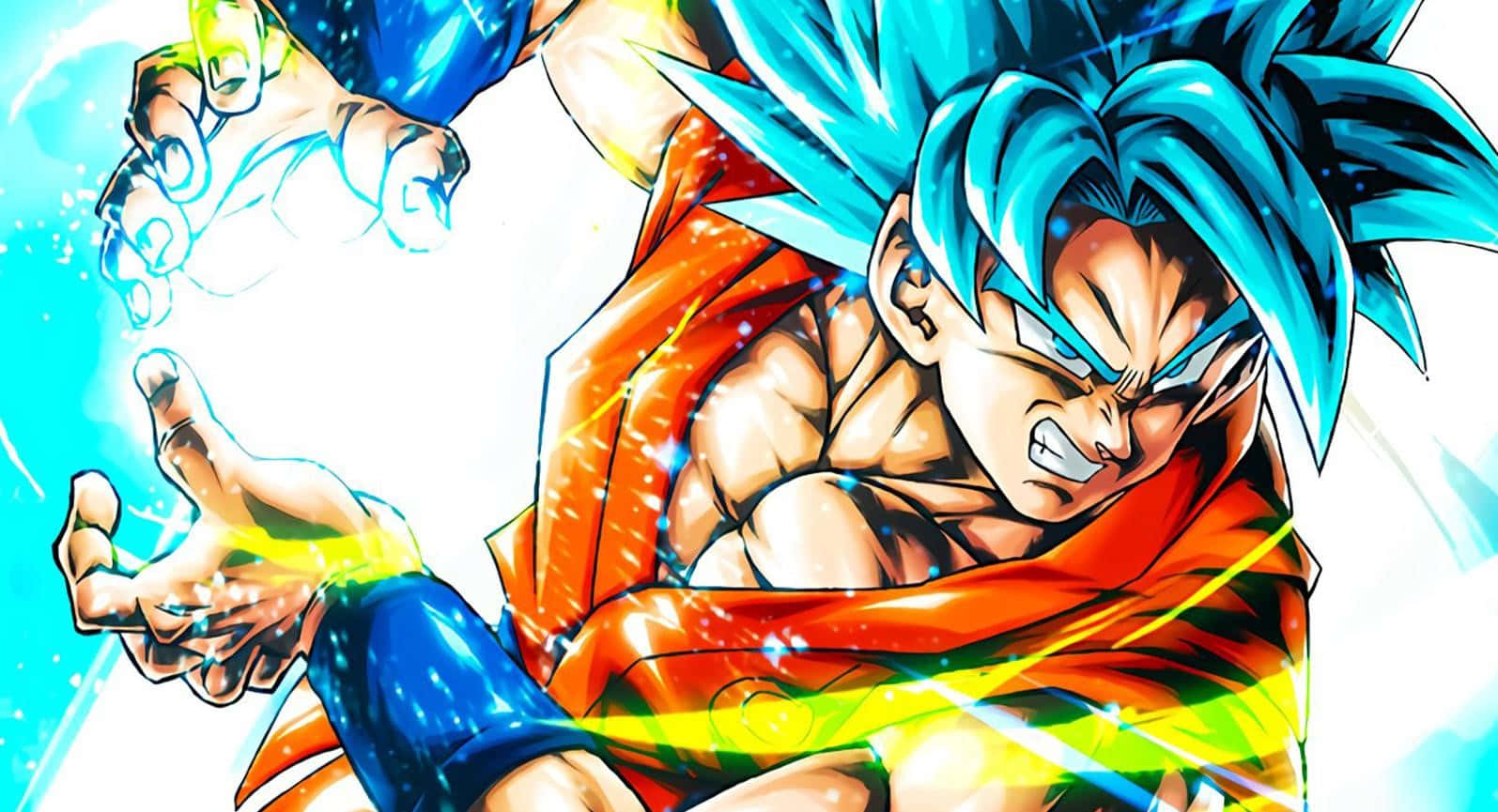 Rise Up Like The Legendary Saiyan And Fight For Justice! Wallpaper