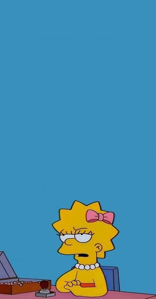 Rise Up With Empowerment Like Lisa Simpson! Wallpaper