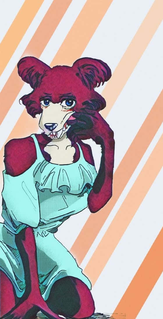 Rising Star Juno - A Captivating Portrait From Anime Series Beastars Wallpaper