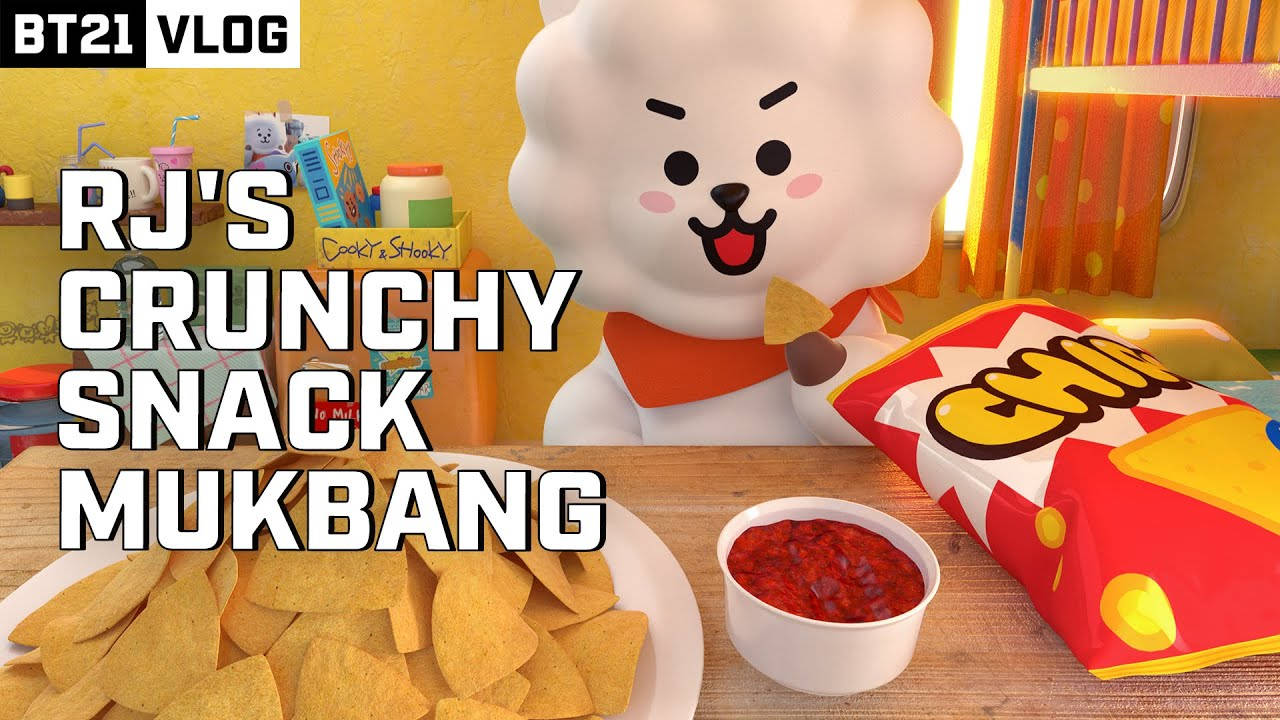 Rj Bt21 Snack Mukbang Wallpaper