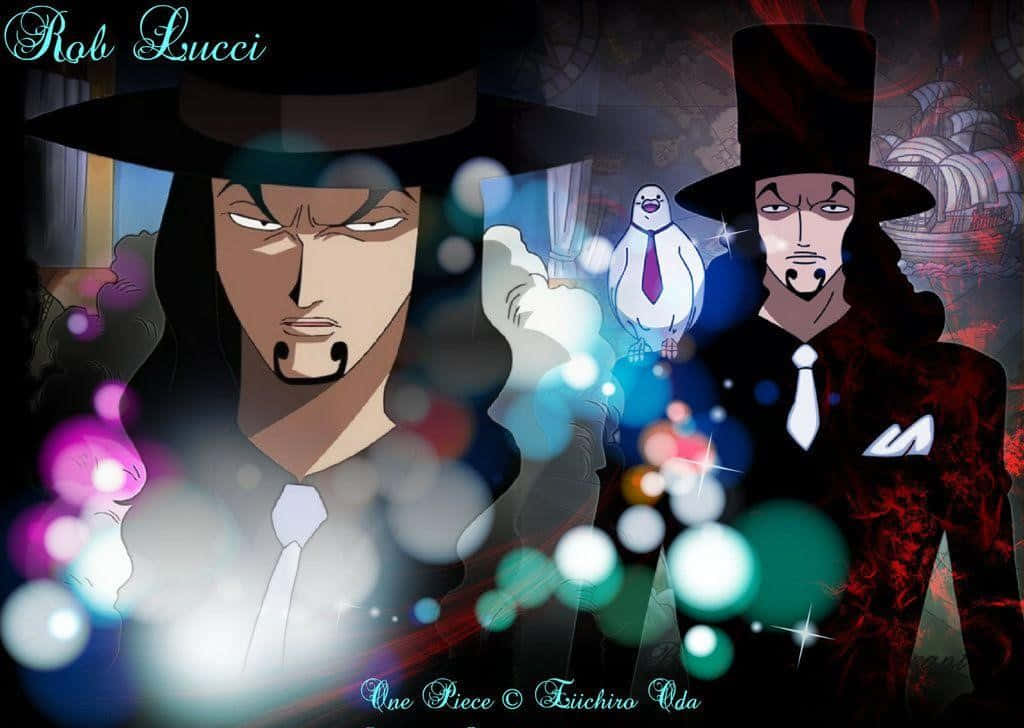 Rob Lucci Wallpaper - Battle-ready Stance In Dramatic Lighting Wallpaper