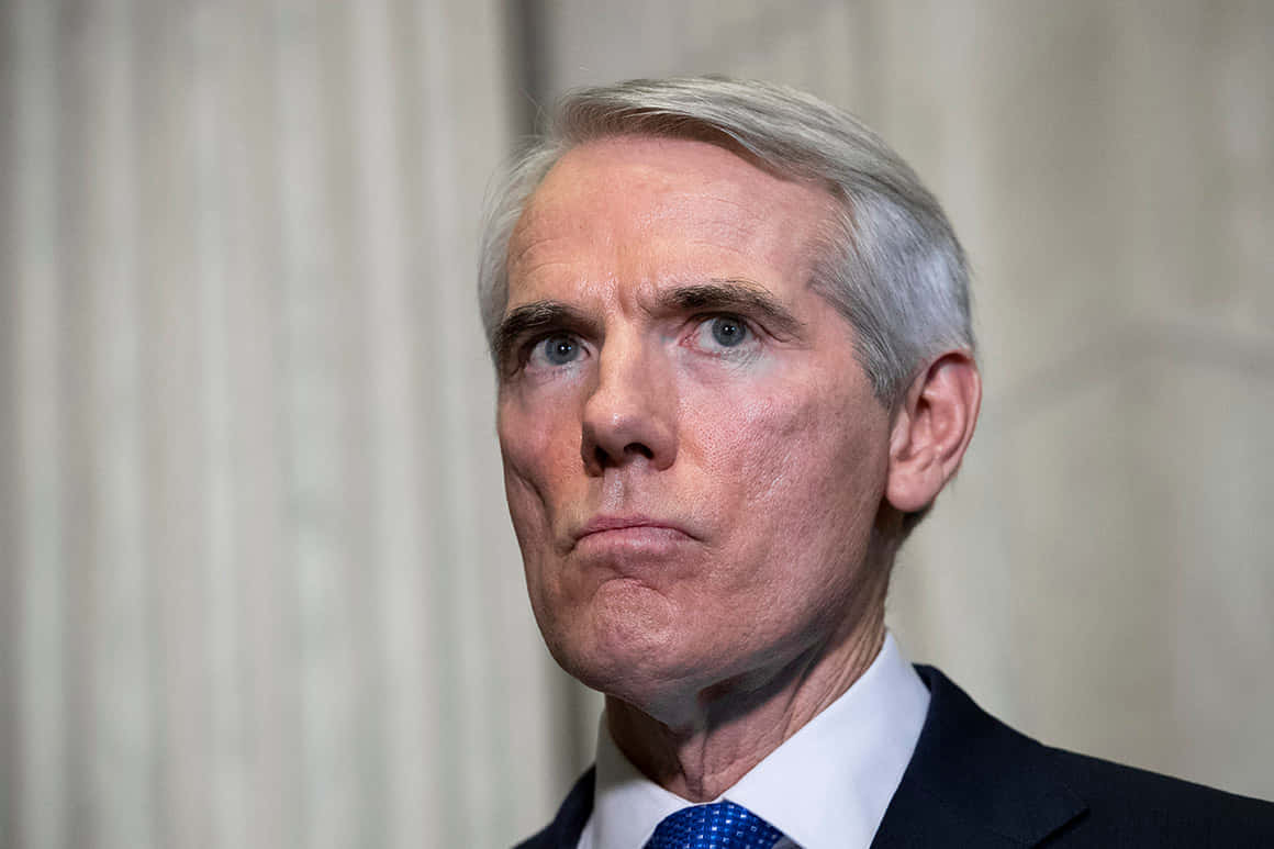 Rob Portman Pursed Lips Wallpaper