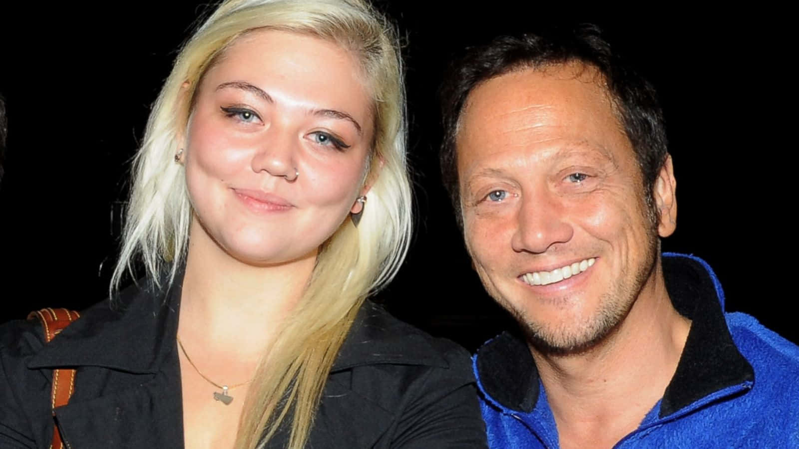 Rob Schneider With His Daughter Elle King At A Red-carpet Event. Wallpaper