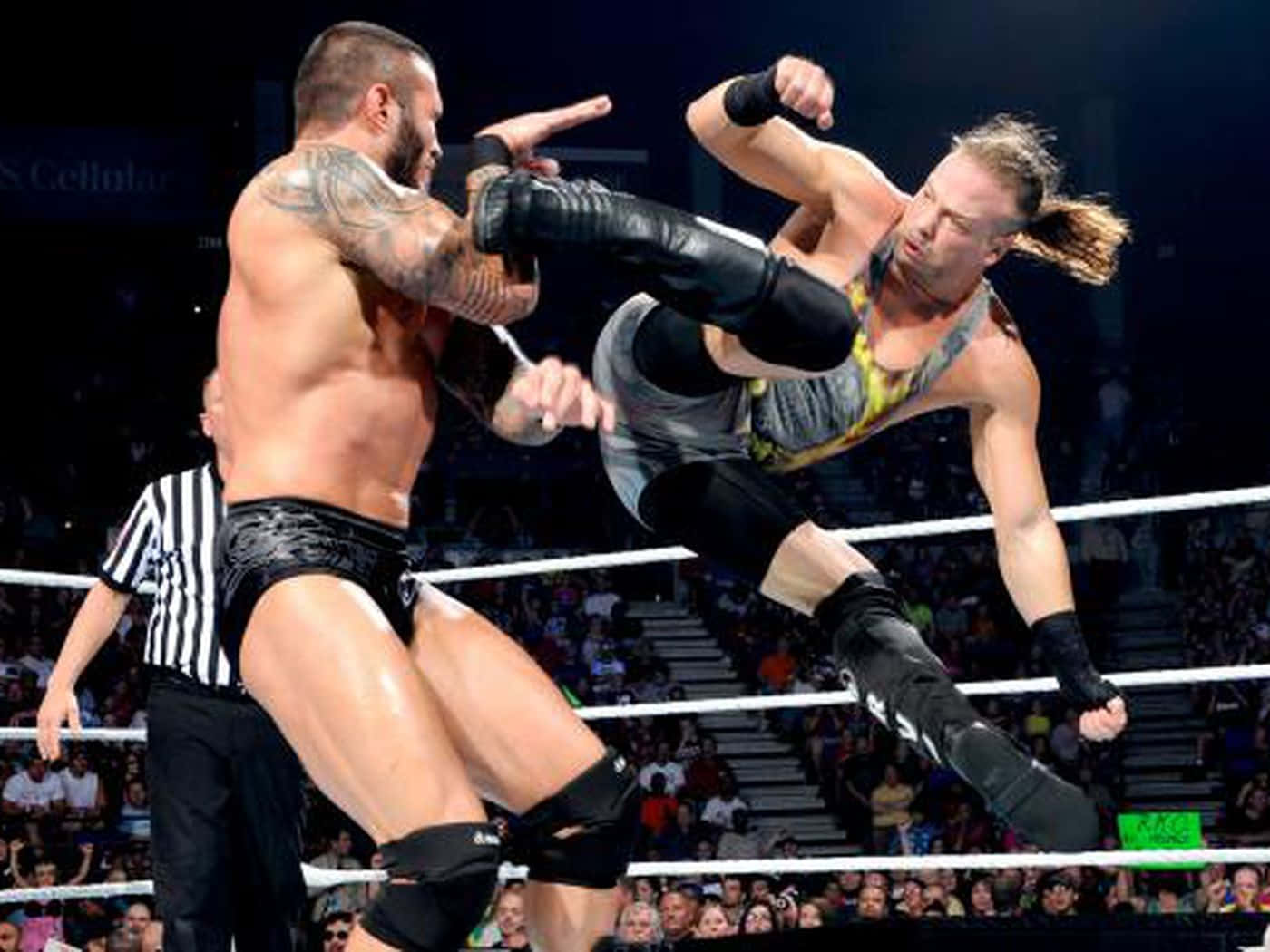 Rob Van Dam Against Randy Orton Wallpaper