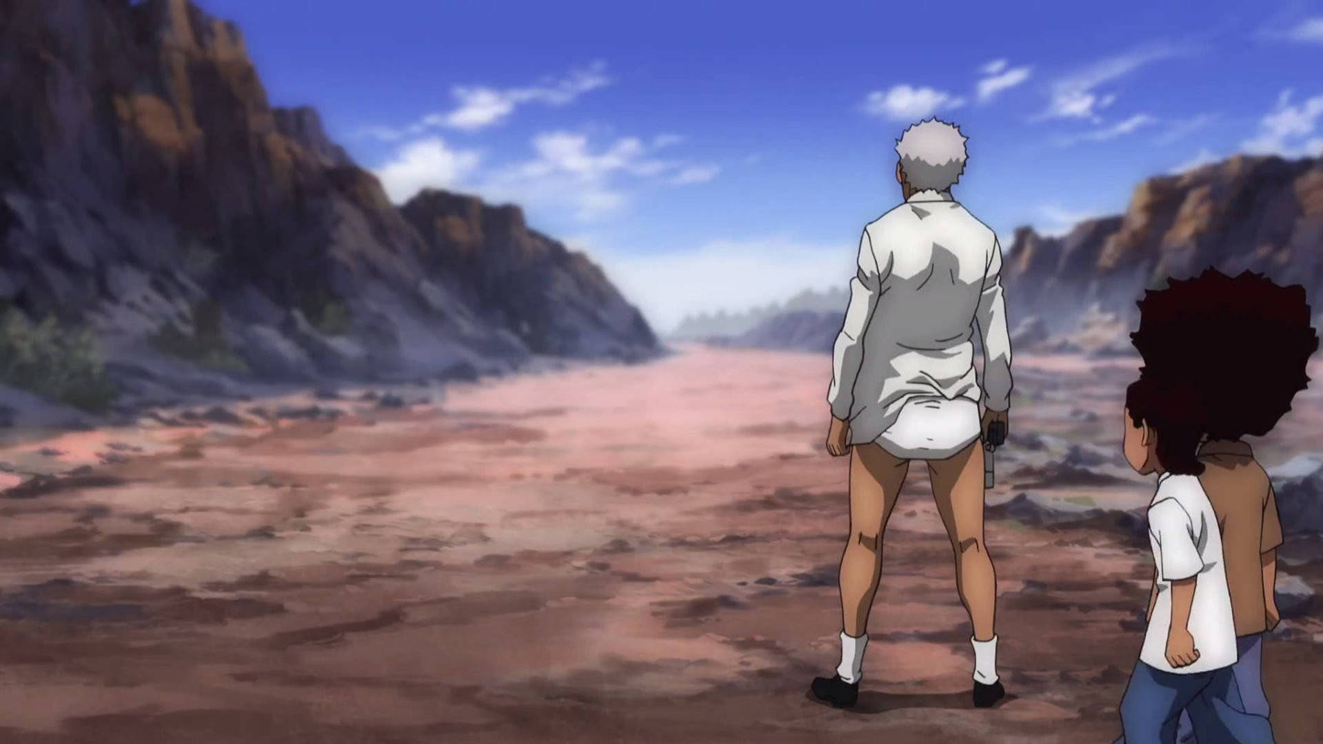 Robert Back-view Boondocks Hd Wallpaper