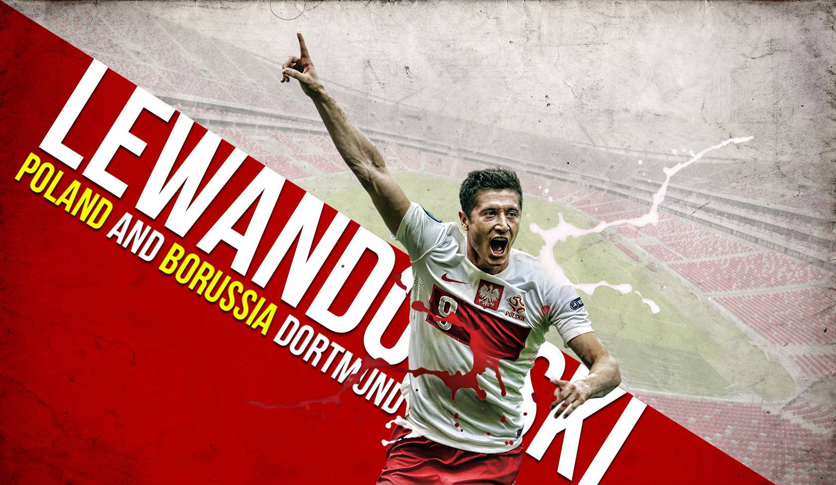 Robert Lewandowski Of Poland Wallpaper