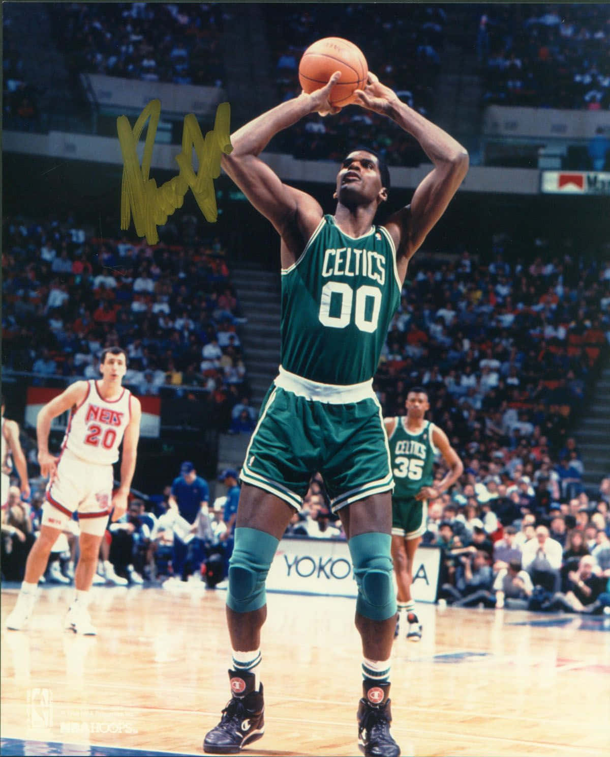 Robert Parish Autograph Boston Celtics Wallpaper