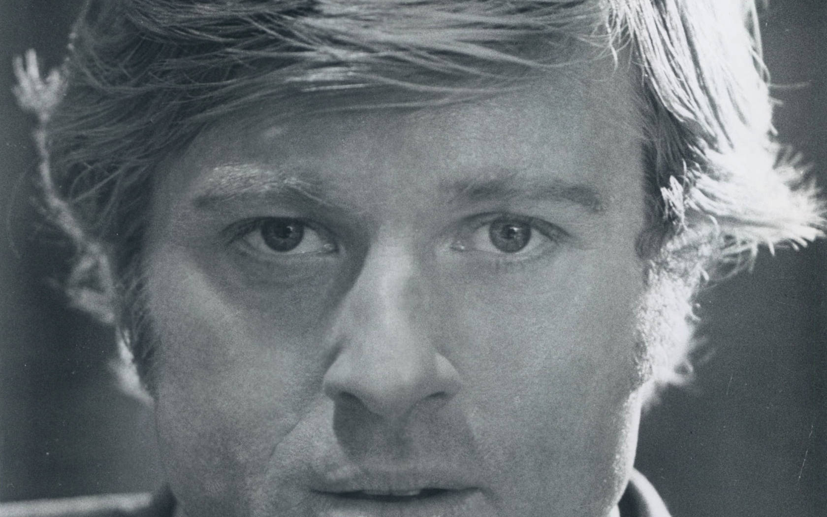 Robert Redford Black And White Wallpaper