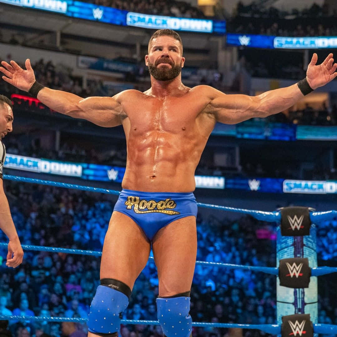 Robert Roode Blue Wrestling Gear Wallpaper