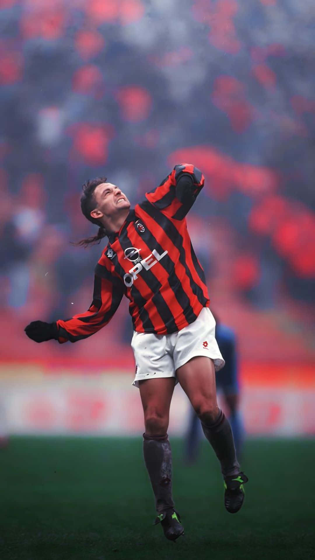 Roberto Baggio A C Milan Celebration Wallpaper