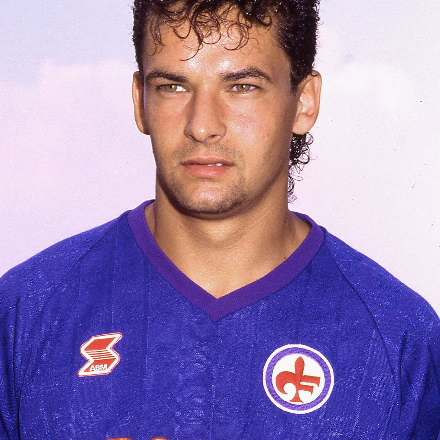 Roberto Baggio Fiorentina Portrait Wallpaper