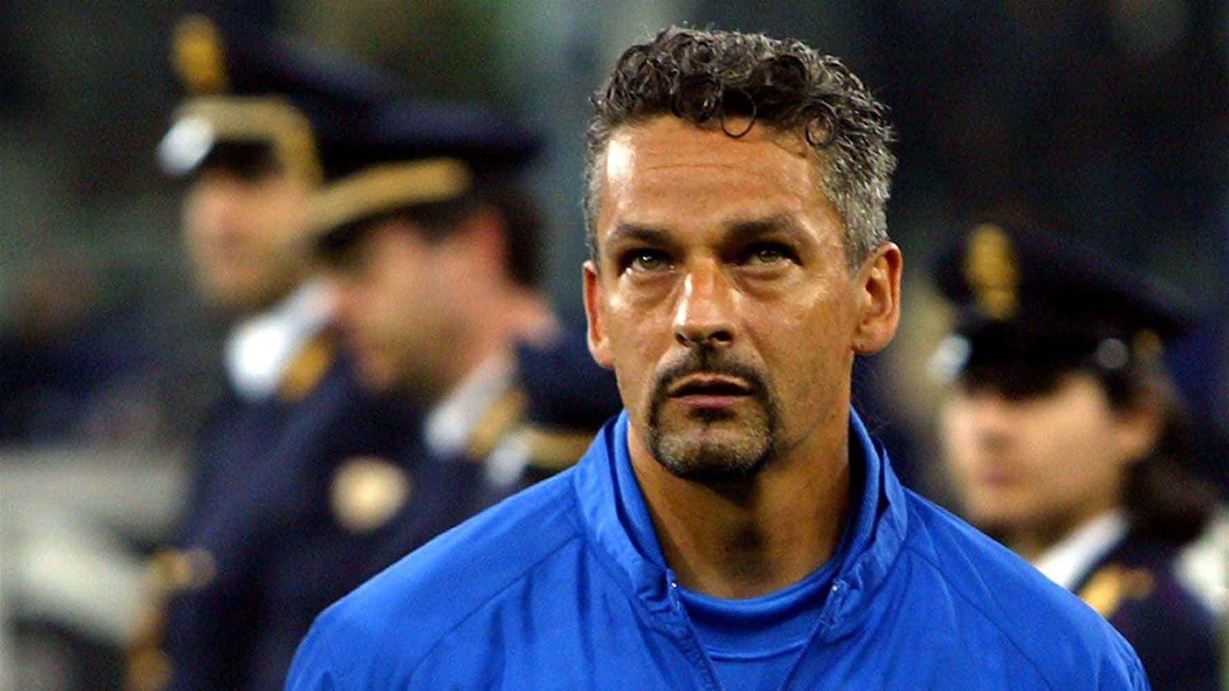 Roberto Baggio Italian Football Legend Wallpaper