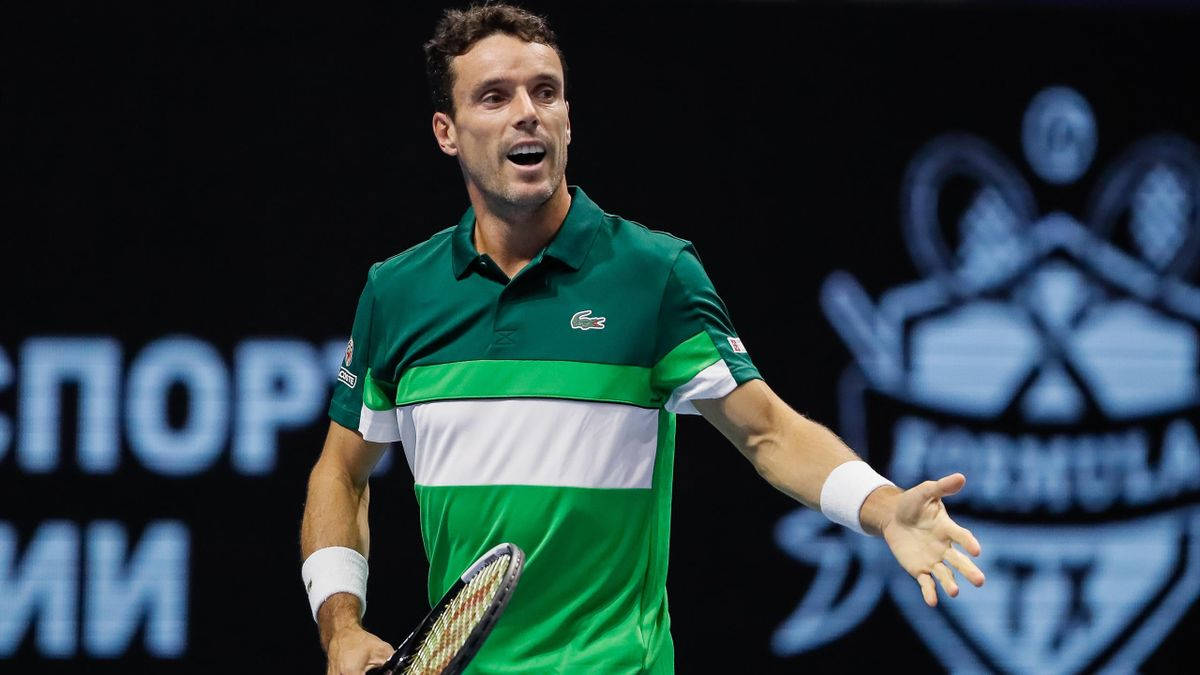 Roberto Bautista Agut In Action Wallpaper