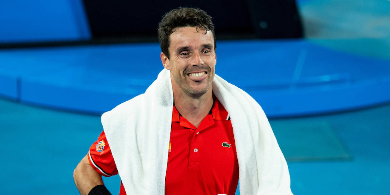 Roberto Bautista Agut In Action Wallpaper