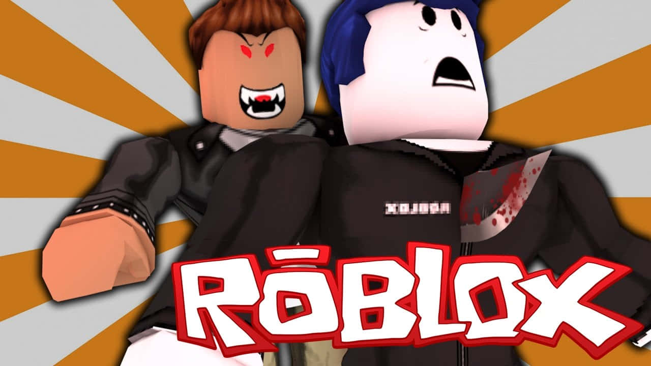 Roblox Characters Action Pose Wallpaper