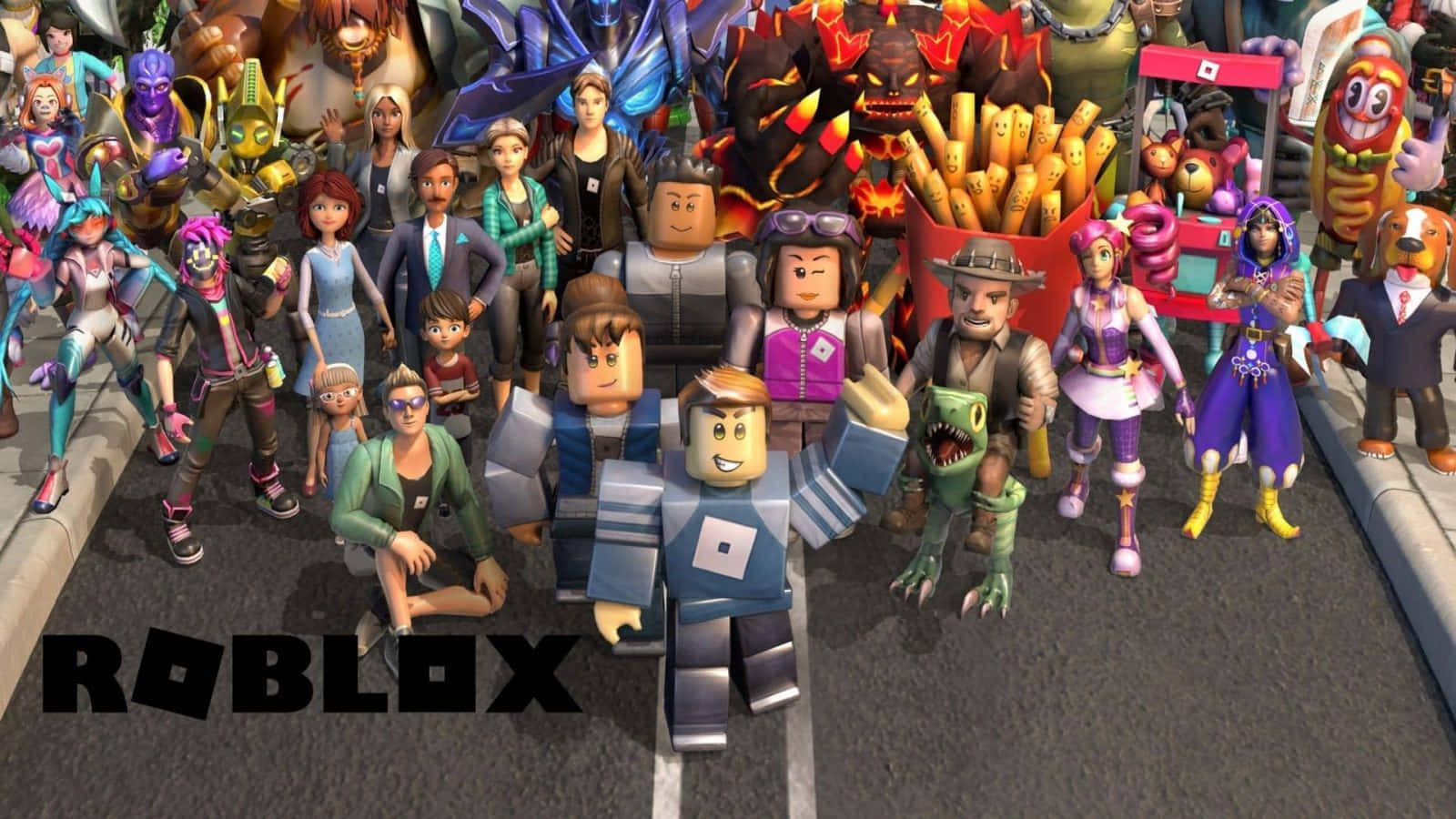 Roblox Characters Showcase Wallpaper