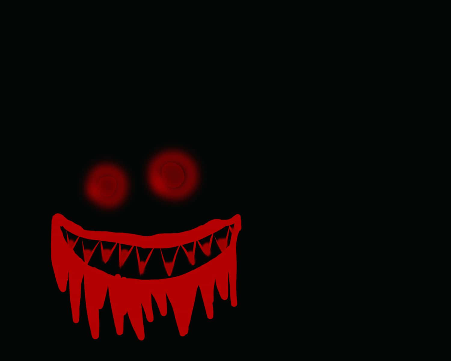 Roblox Doors Red Eyesand Smile Wallpaper