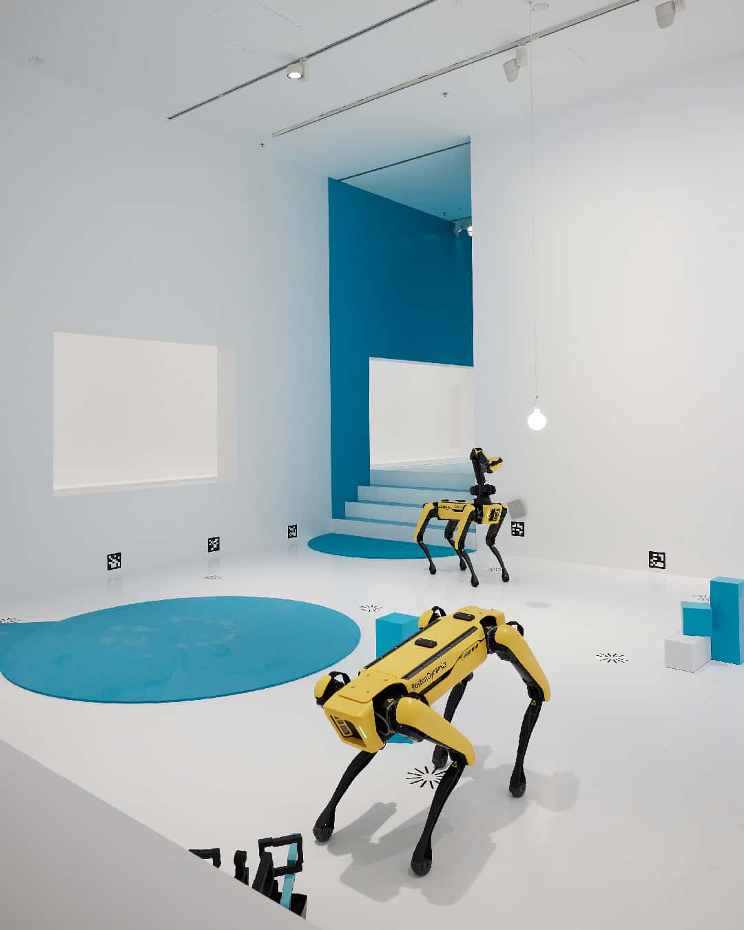 Robotic Exhibitat Art Gallery Wallpaper