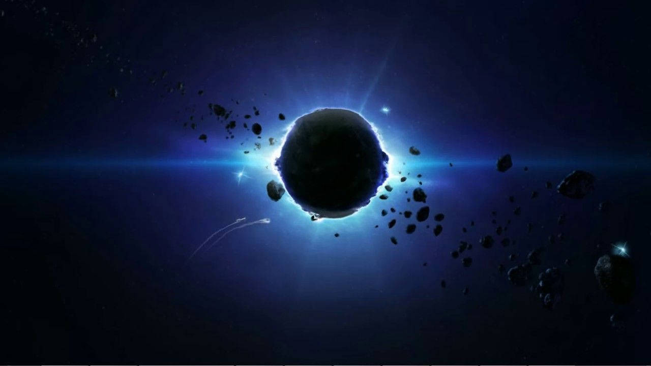 Rock Debris Of A Black Hole Wallpaper