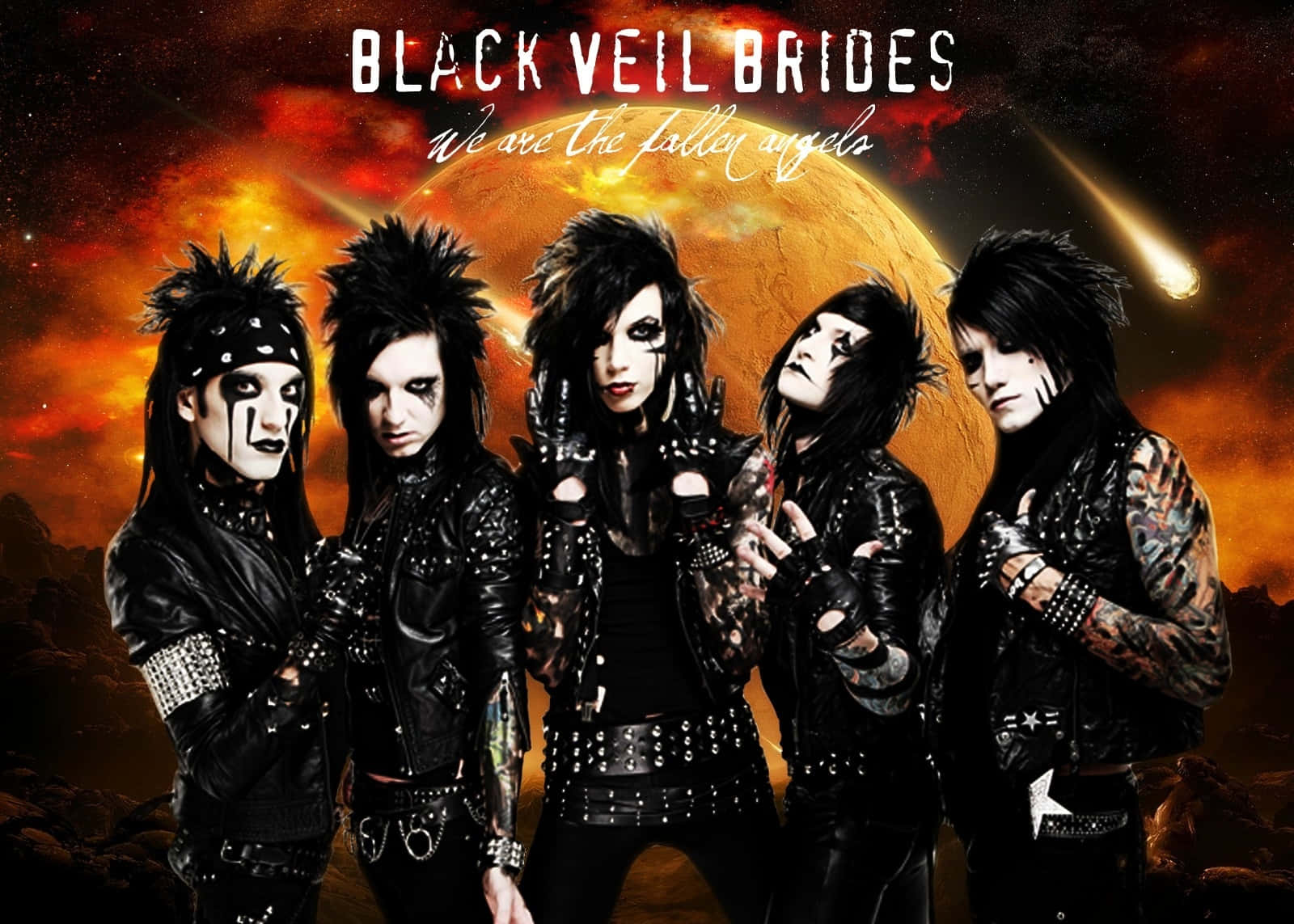 Rock Out With Black Veil Brides Wallpaper