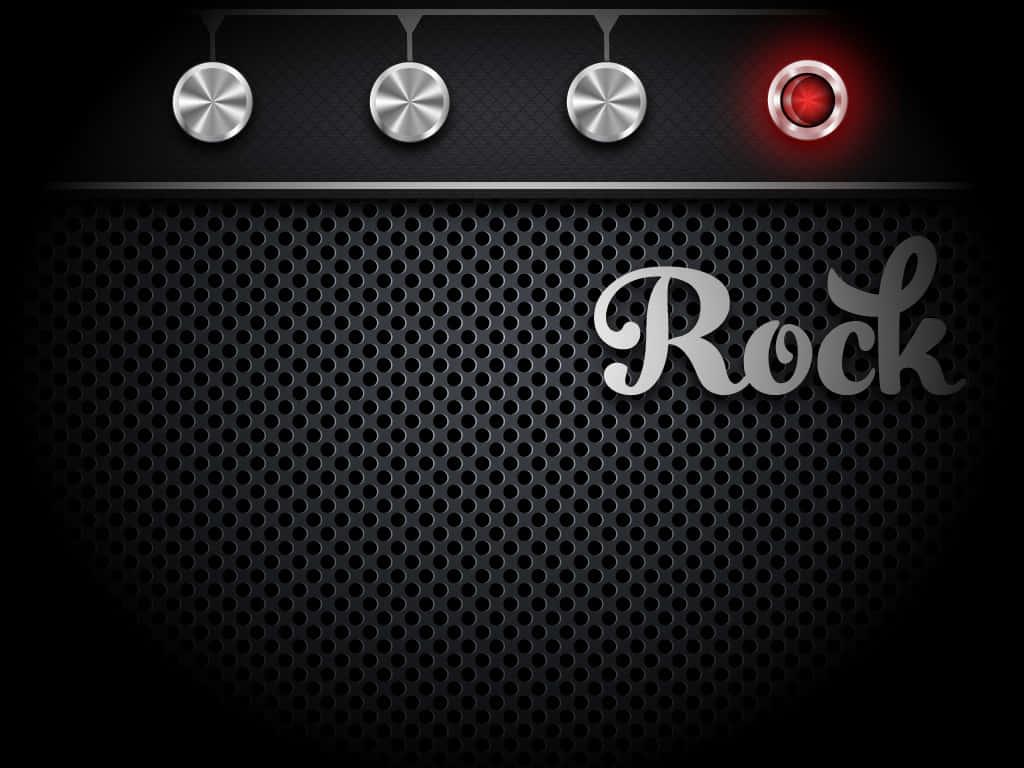 Rock Out With Your Electric Guitar And Amplifier Wallpaper