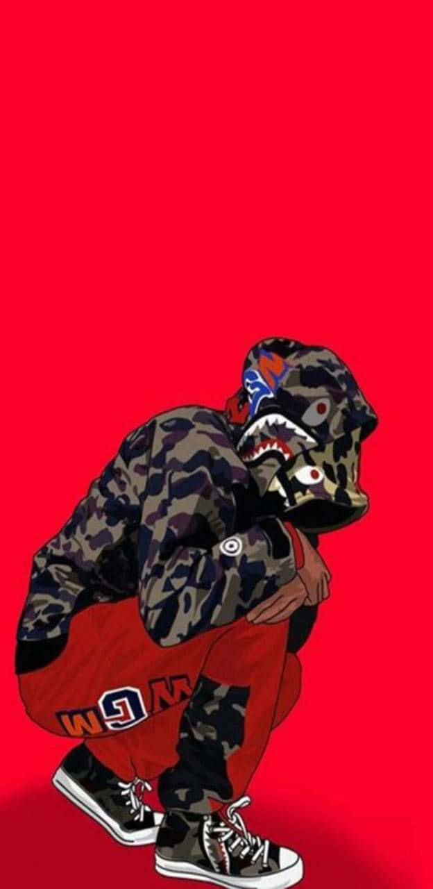 Rock The Latest Bape Iphone 6! Wallpaper