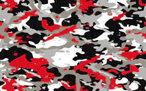 Rock The Red Camo Look Wallpaper