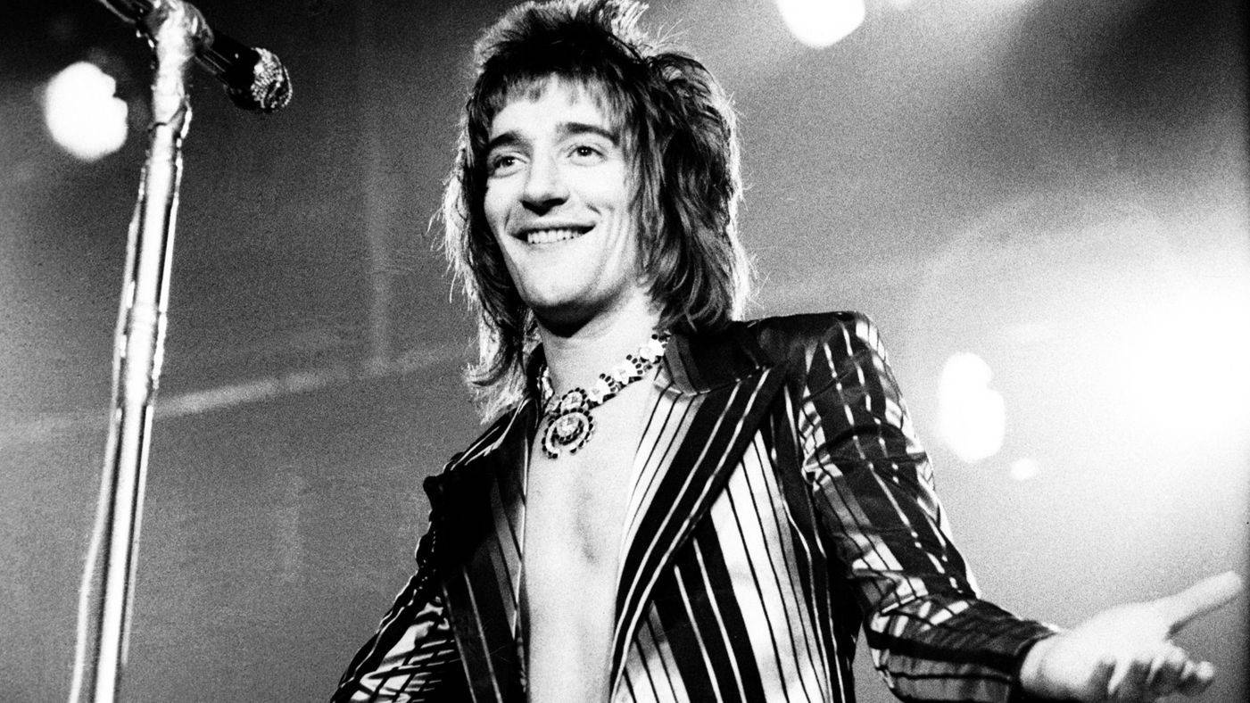 Rod Stewart Newcastle England Concert Wallpaper