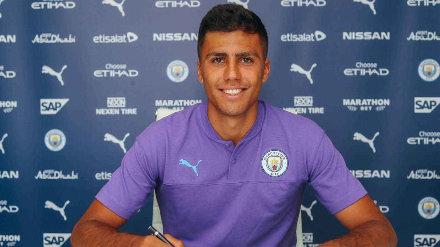 Rodri Signing Contract Wallpaper